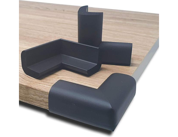 8x Paraspigoli Sicurezza Bambini 7x7cm Protezione Paracolpi Angolari Gomma...