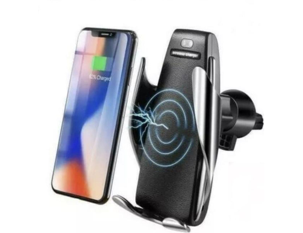 Supporto Smartphone Presa Aria Auto Ricarica Wireless QI Caricatore Cellulare
