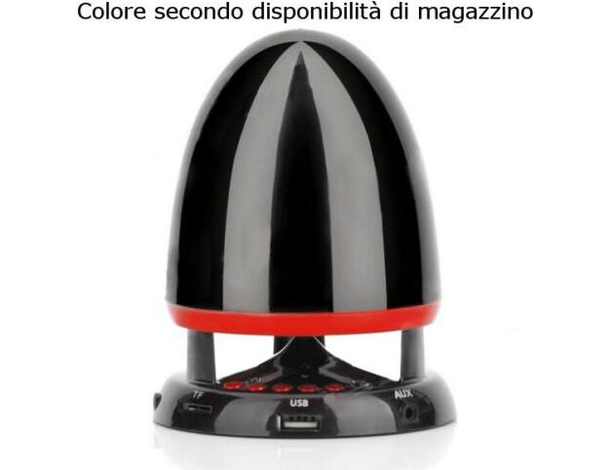 Cassa proiettile portatile smartphone PC speaker altoparlante SD micro AUX