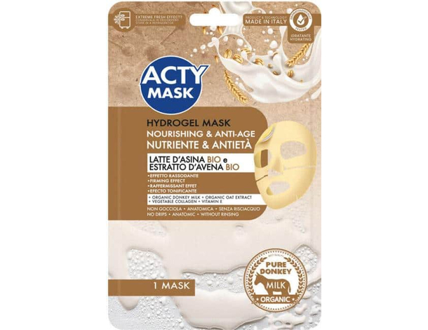 3x Maschera Viso Hydrogel Mask Naturale BIO Varie Combinazioni Pelle Nuova...