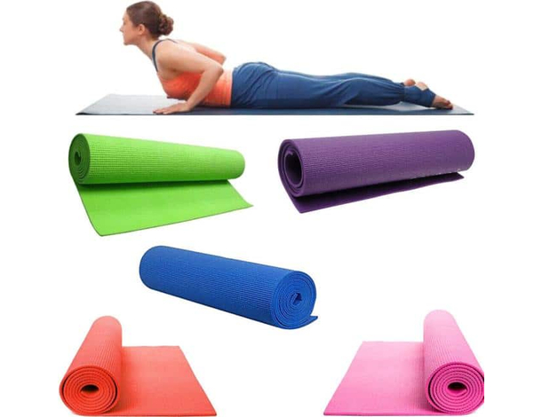 Tappetino Yoga per Addominali Aerobica Palestra Fitness Pilates Ginnastica...