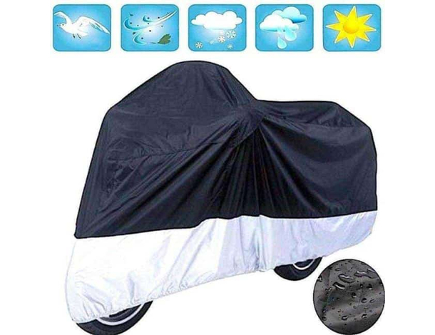 Telo Copri Moto con Elastici Impermeabile Cover Moto Scooter Nylon Varie...