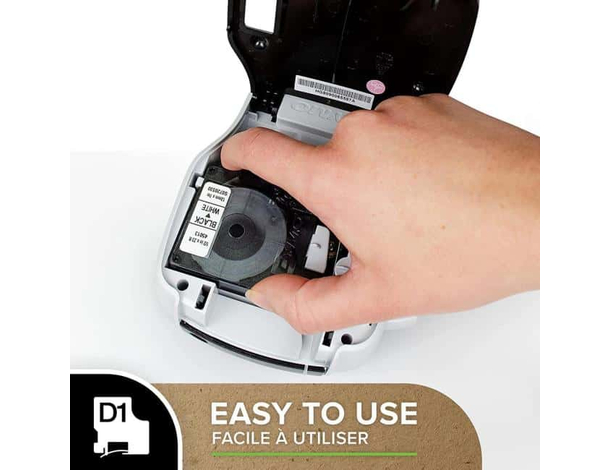 Etichette Dymo D1 LabelManager 12 mm x 7 mt Blu su Trasparente S0720510 4