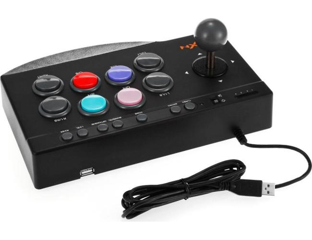 Joystick Controller Arcade Game Cavo USB D-Pad Retro Compatibile PC PS Xbox...