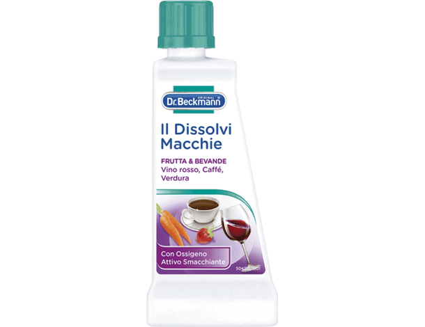 6x flacone Smacchiatore 50ml macchie frutta bevande vino caffè cibo Ossigeno...