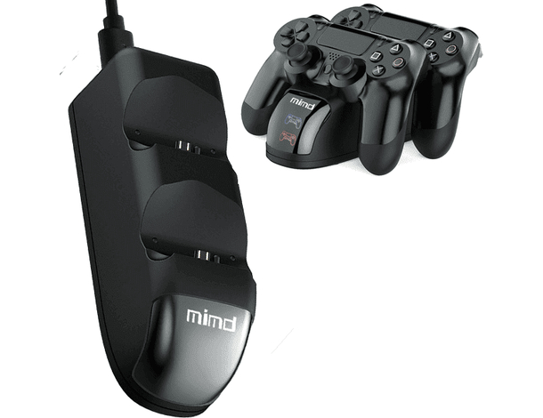 Doppio Caricatore Joypad per Playstation 4 Controller PS4 Dualshock 2 Micro USB