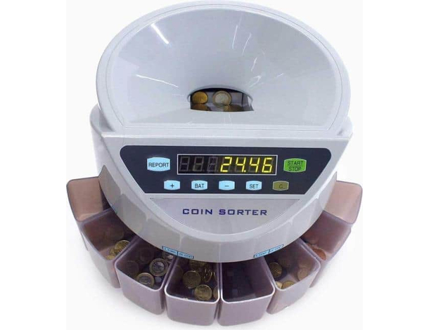Contamonete Elettronico Soldi Euro Professionale Negozio Bar Automatico...