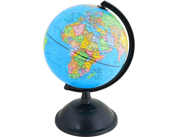 Mappamondo Da Tavolo Diametro 20cm Mappa Globo Scuola Casa Pianeta Terra