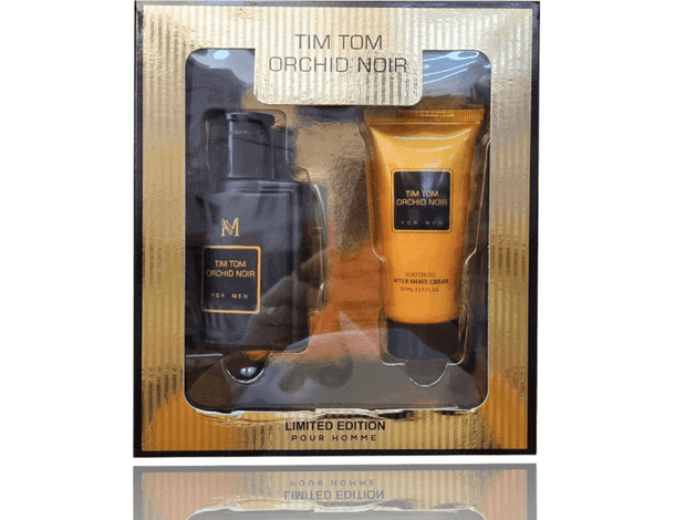 Set Regalo Uomo Cofanetto Tim Tom Orchid Noir Profumo 50 ml + Dopobarba 50 ml