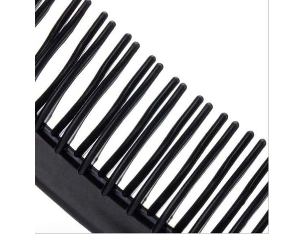 2x Pettini per Capelli Ricci Due File Denti Alternati Mossi Style...