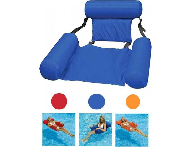 Poltrona Gonfiabile Galleggiante Per Mare Piscina Sedia Relax Estate Sole 2