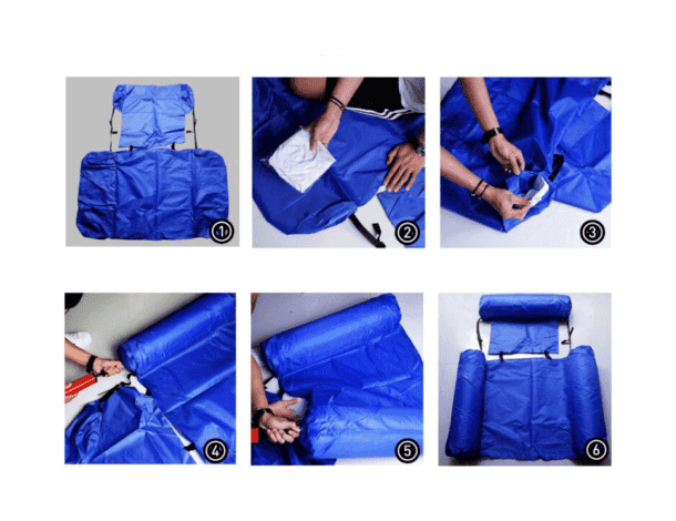 Poltrona Gonfiabile Galleggiante Per Mare Piscina Sedia Relax Estate Sole 8