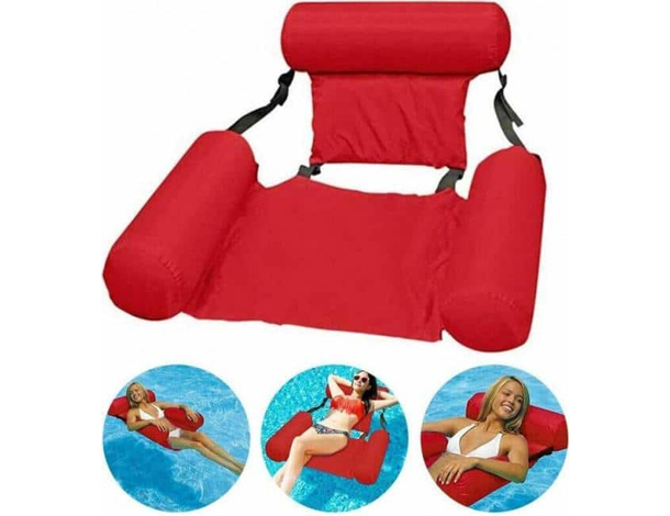 Poltrona Gonfiabile Galleggiante Per Mare Piscina Sedia Relax Estate Sole 3