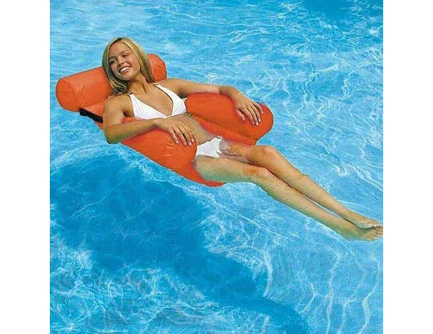 Poltrona Gonfiabile Galleggiante Per Mare Piscina Sedia Relax Estate Sole 6