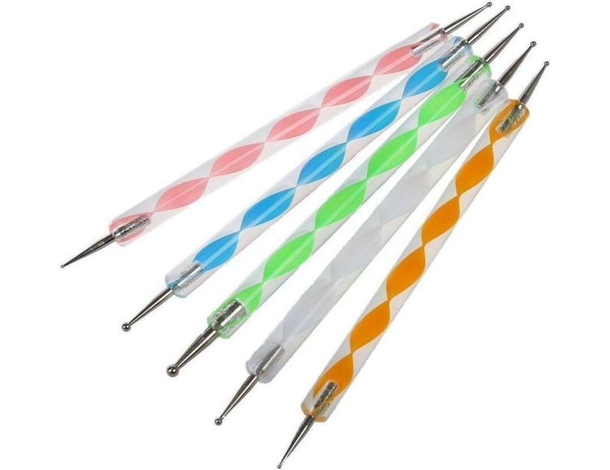 5x Dotter Smalto Gel Unghie Decorazione Manicure Pedicure Nail-Art Estetica...