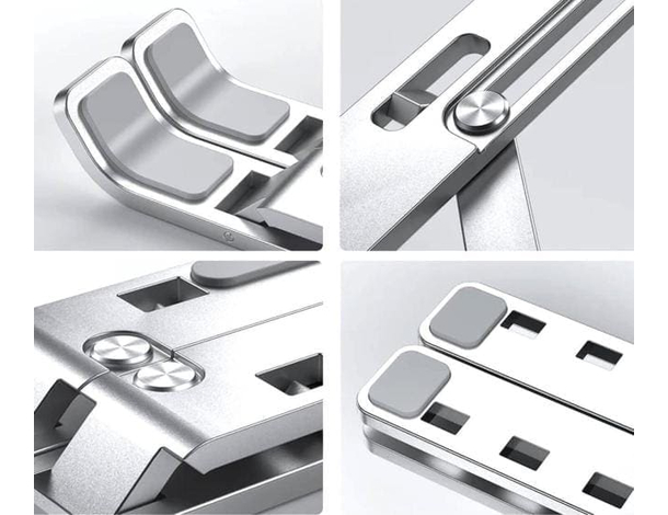 Base Supporto Per Laptop PC Portatile Notebook Tablet Regolabile Pieghevole...