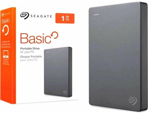 Hard Disk Esterno 2,5 USB 3.0 Autoalimentato 1Tb 1000 Gb Seagate STJL1000400 PC