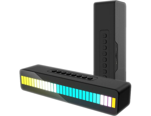 Cassa Speaker Bluetooth Con LED RGB Ritmo Di Musica Soundbar 5 Modalità 2