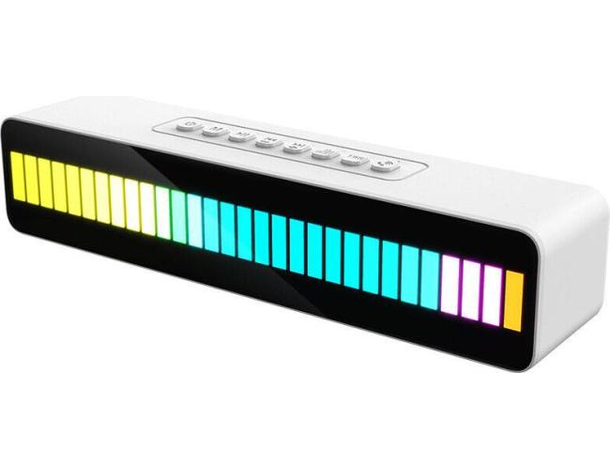 Cassa Speaker Bluetooth Con LED RGB Ritmo Di Musica Soundbar 5 Modalità 4