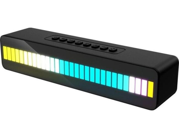 Cassa Speaker Bluetooth Con LED RGB Ritmo Di Musica Soundbar 5 Modalità 5