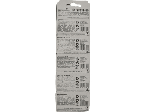 40x Pile Alcaline a Bottone Extrastar AG0 SR521SW, SR63, LR521,LR69, SR521 3