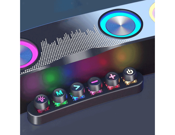 Cassa Speaker Wireless Bluetooth per Gaming Musica Desktop Laptop PC 5