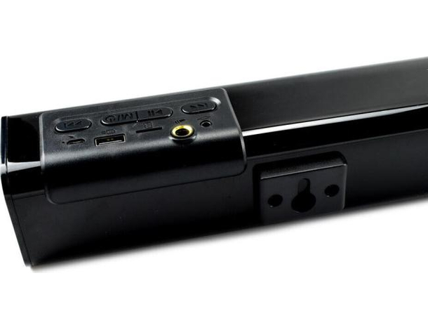 Barra Audio Radio FM Usb SD Bluetooth Smartphone Sistema TV Soundbar 85 cm 6