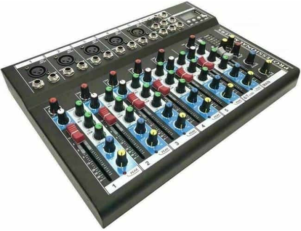 Mixer Professionale A 7 Vie Canali Bluetooth USB Mp3 Feste Party DJ Karaoke...