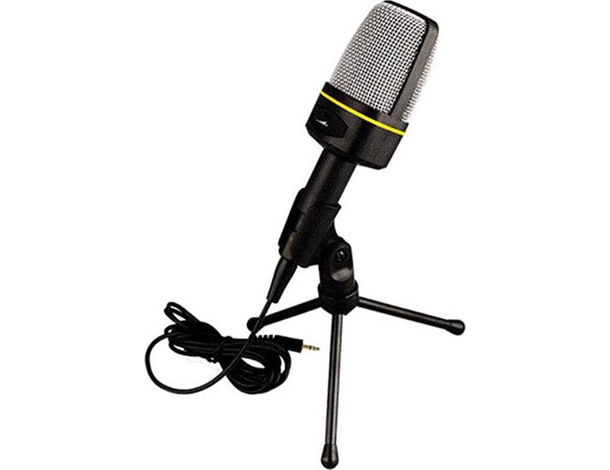 Microfono PC USB Registrazione Voce Condensatore Conferenze Chat Notebook Audio