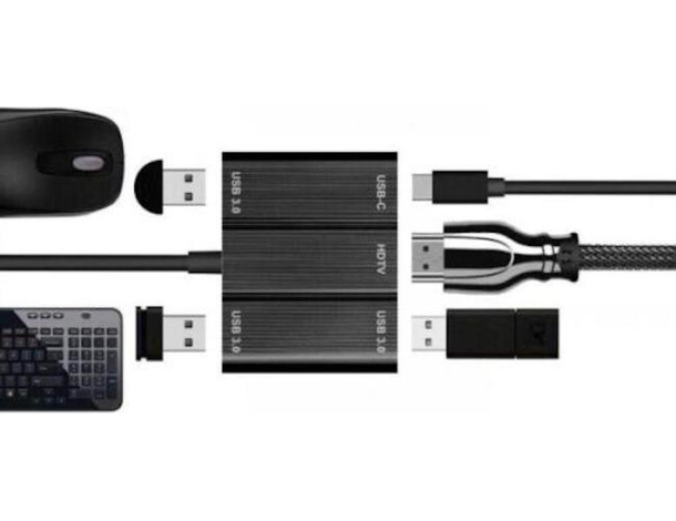 Adattatore Hub USB-C Tipo C Cavo USB 3.0 HDMI 4K MacBook PC Notebook...