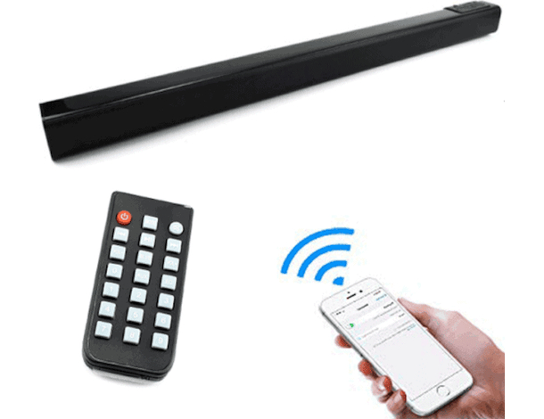 Barra Audio Radio FM Usb SD Bluetooth Smartphone Sistema TV Soundbar 85 cm
