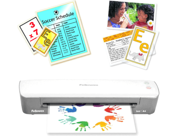 Plastificatrice a Caldo A4 Spegnimento Automatico 10 Pouches Fogli Carta Foto