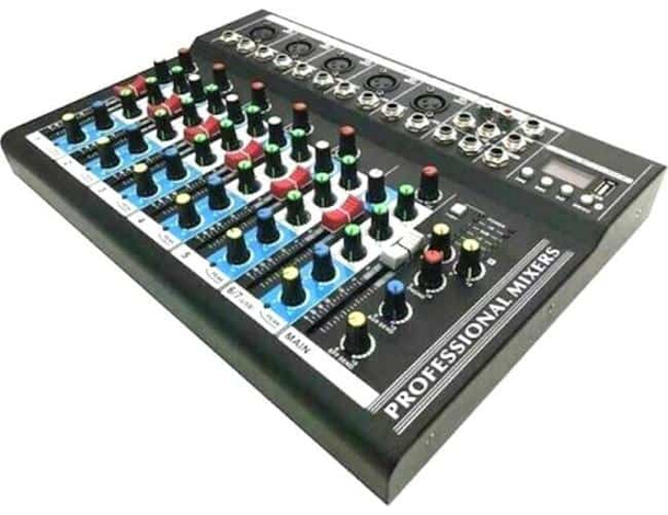Mixer Professionale A 7 Vie Canali Bluetooth USB Mp3 Feste Party DJ Karaoke TY7