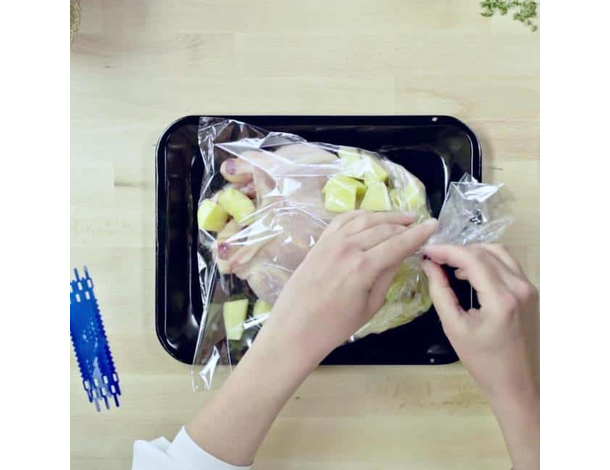 6 Confezioni da 8 pezzi Sacchetti Forno cottura dietetica Cuki 25 x 38 cm 4