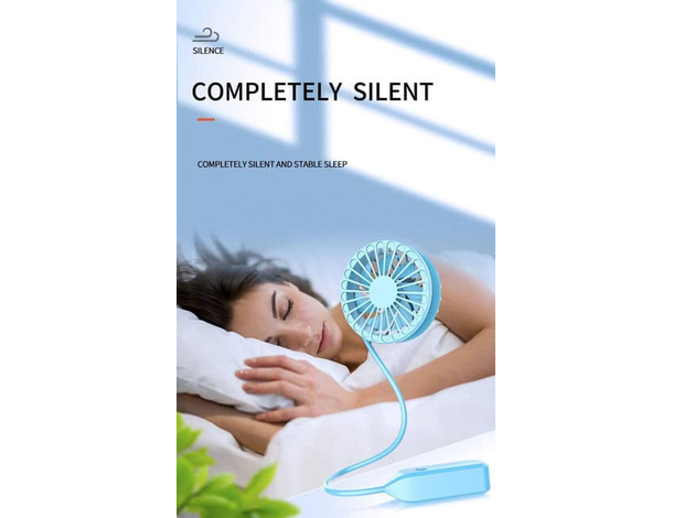 Ventilatore USB Portatile Flessibile Da Viaggio Ricaricabile 3 Velocità 4.5W...
