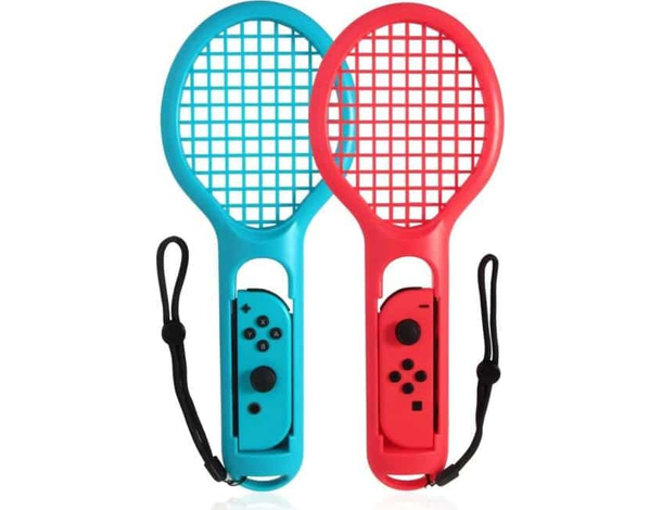 2x Racchette Tennis Nintendo Switch Joy-Con Controller Sport Racchetta Switch