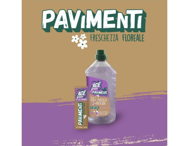 6x ACE Eco Green Eco-ricarica pavimenti e superfici lavabili - Profumo...