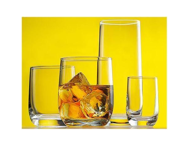 3x Bicchieri da Acqua Mod. Loto 19cl Bicchiere da Tavola in Vetro Cucina Vino...