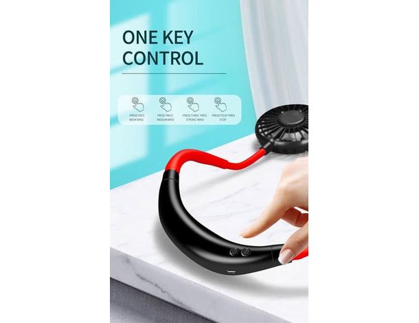 Ventilatore Da Collo Doppia Ventola Pieghevole 3 Velocità Per Oli Profumati...