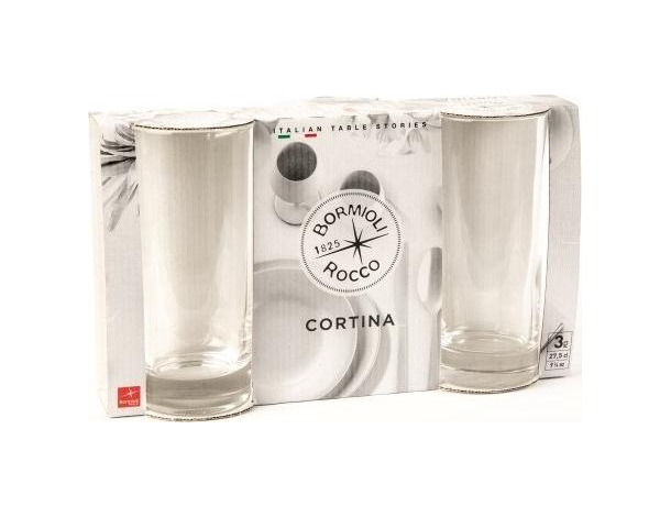 6x Bicchieri da Cocktail Mod. Cortina 28cl Bicchiere in Vetro Trasparente...