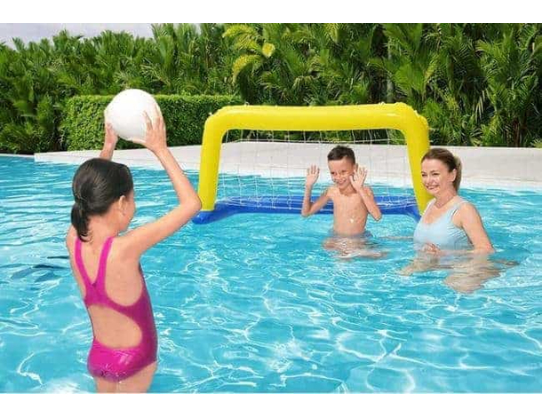 Rete Volley Gonfiabile Gioco per Piscina Bestway Pallavolo Pallanuoto...