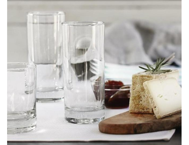 6x Bicchieri da Cocktail Mod. Cortina 28cl Bicchiere in Vetro Trasparente...