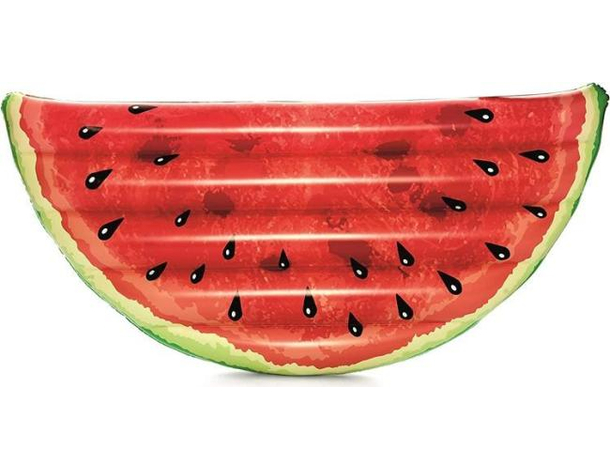 Materassino Gonfiabile Forma Anguria Mare e Piscina 174x89cm Bambini Gioco 3