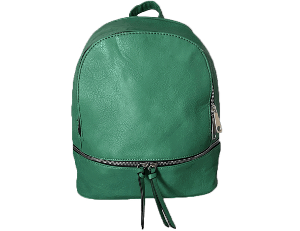 Zaino da Donna 2in1 Trasformabile in Borsa Ecopelle Verde spalline regolabili