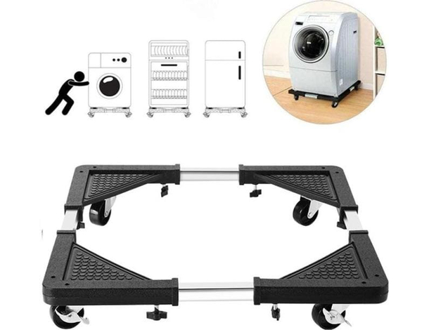 Base Supporto per Mobili con Ruote Base Frigorifero Lavatrice Cucina Regolabile