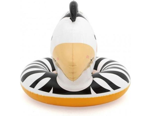 Ciambella Gonfiabile Salvagente Animale Zebra 57x51cm Piscina Mare Bambini 2
