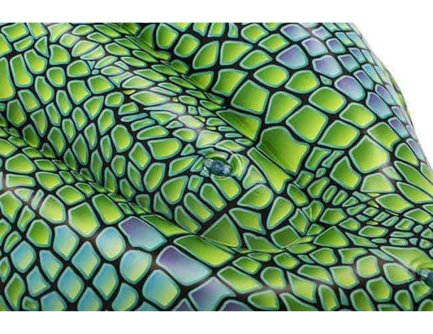 Coccodrillo Cavalcabile Gioco Gonfiabile Bambini 152x71cm Mare Piscina Estate...