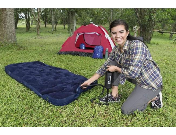 Materasso Gonfiabile Pavillo Letto Singolo Materassino da Campeggio Floccato...