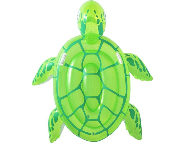 Materassino Gonfiabile Stampa Tartaruga Mare Piscina 140x140cm Bambini Gioco...