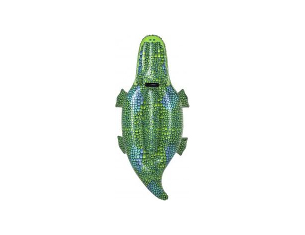 Coccodrillo Cavalcabile Gioco Gonfiabile Bambini 152x71cm Mare Piscina Estate...